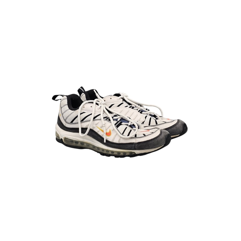 Nike Men's Size 10 US EUC Air Max 98 2013 Team Orange Sneakers Shoes 640744-101